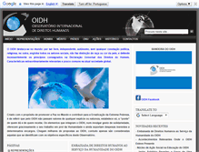 Tablet Screenshot of direitos-humanos.com